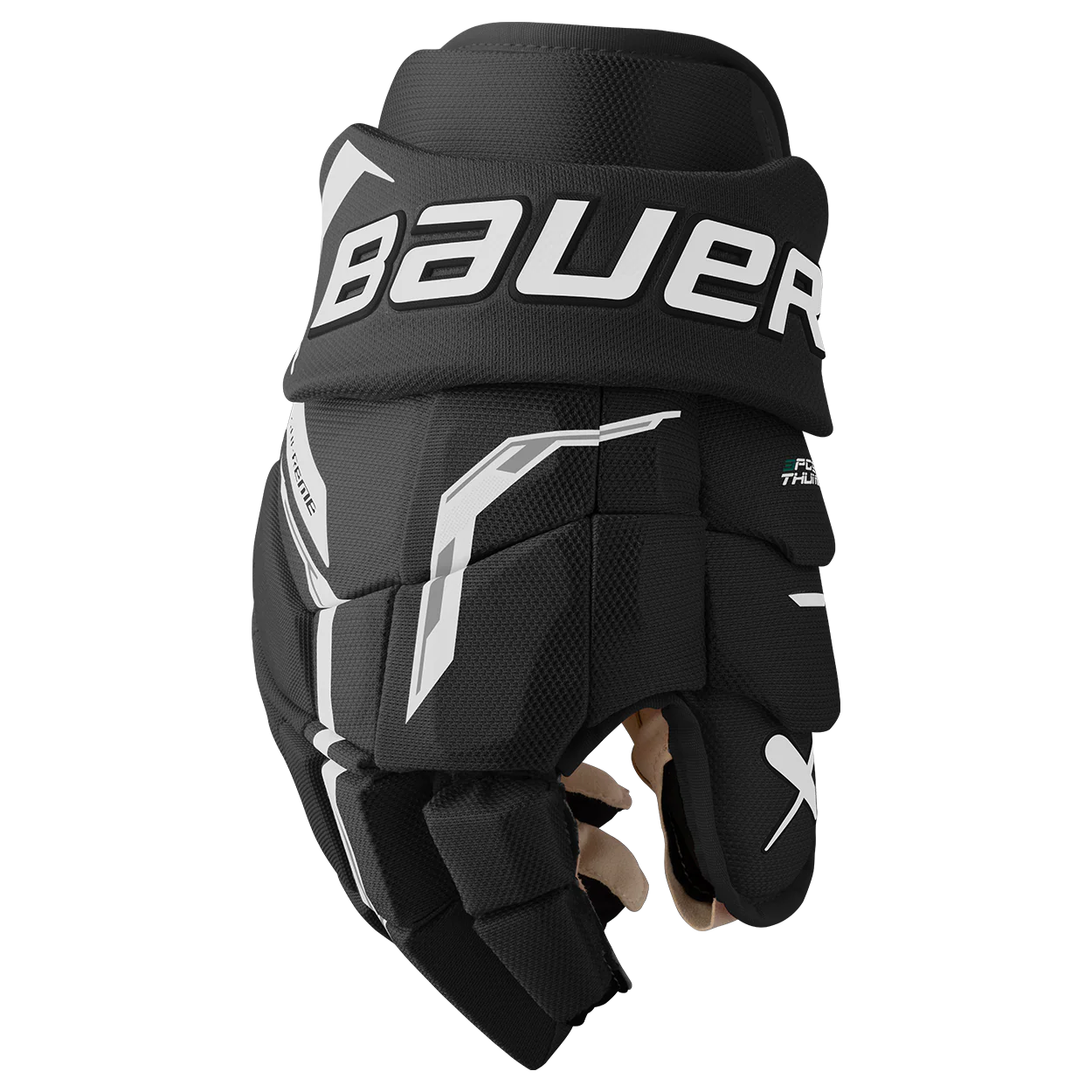 Gants noirs et blanc de Bauer