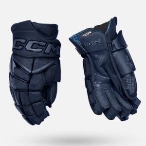 Gants d'hockey bleu marin