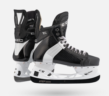 Patins noirs et blancs CCM TACKS