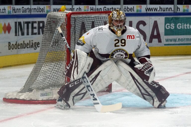 gardien de but sur la glace